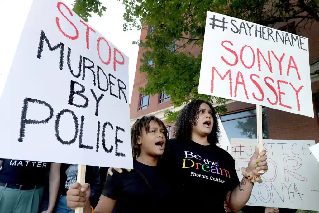 Justice for Sonya Massey' rally 