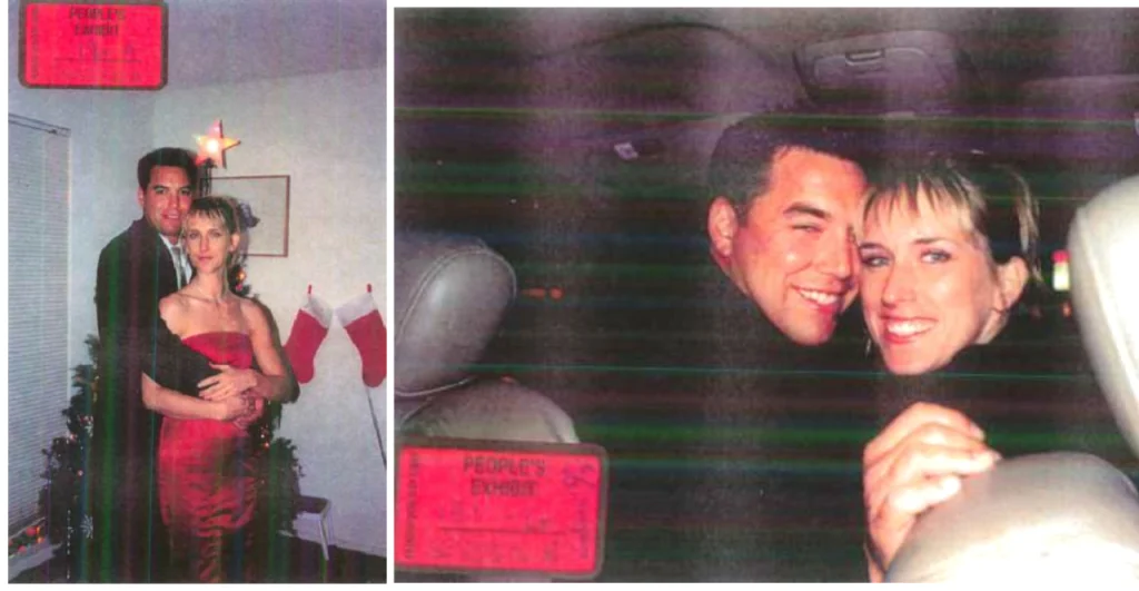 Scott Peterson and Amber Frey are seen together in photographs