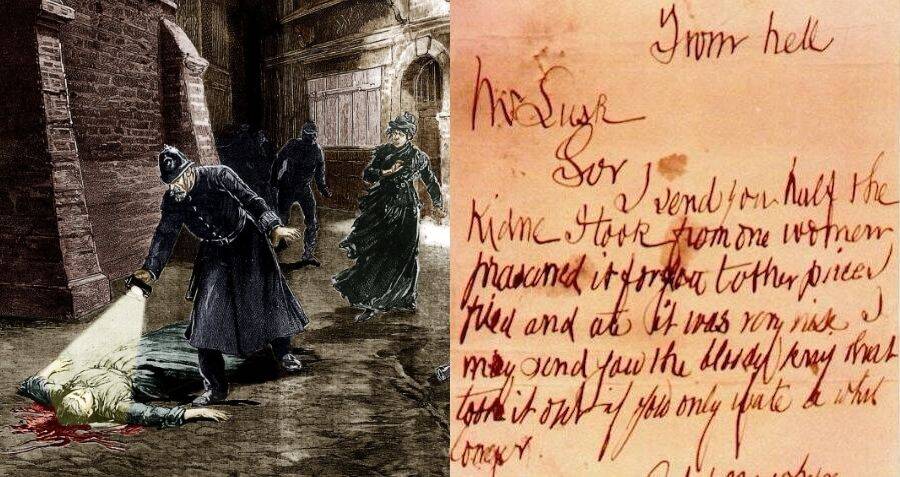  “From Hell” letter, sent by Jack The Ripper 