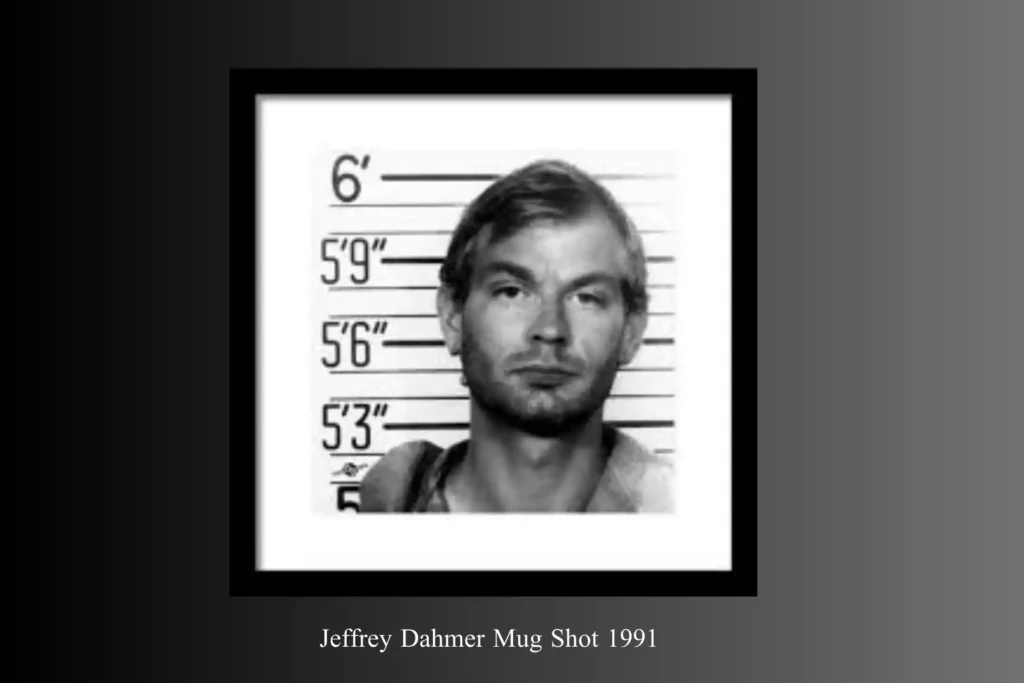 Jeffrey Dahmer Mug Shot 1991 Black And White