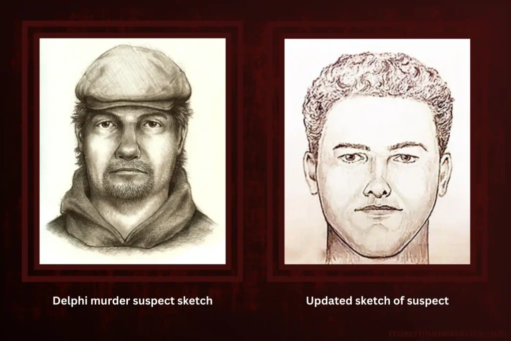 Delphi murder suspect sketch